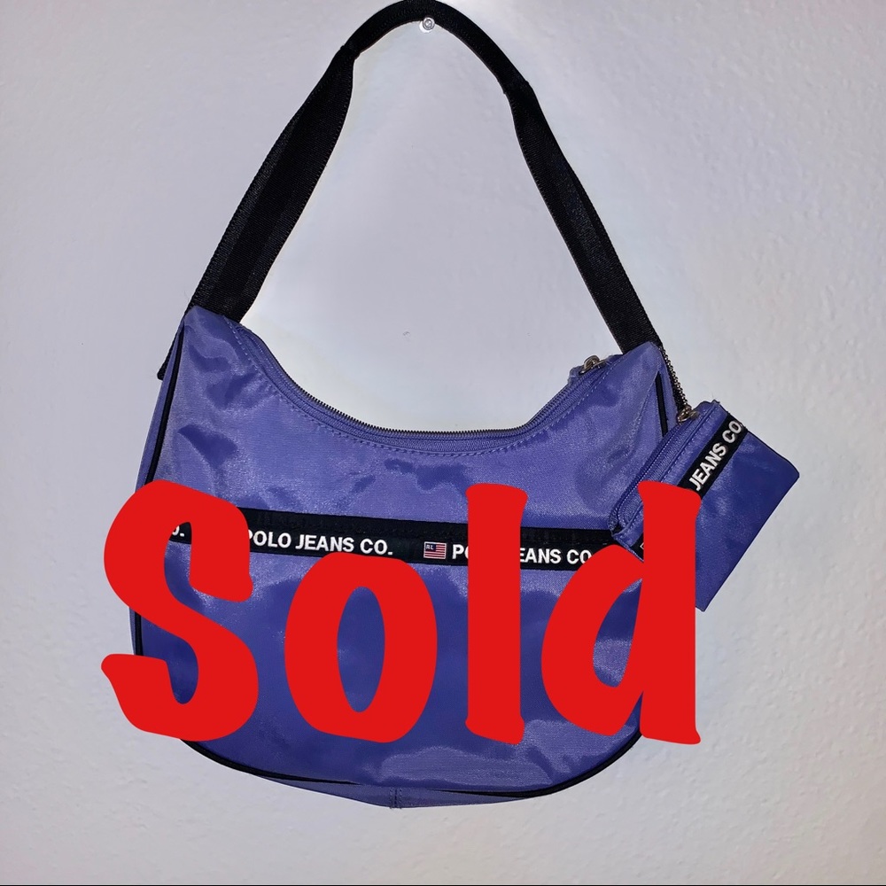 Vintage purple Ralph Lauren purse